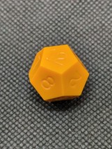 Vintage Gamescience Pumpkin Orange D12 Dice - $829.54 MXN