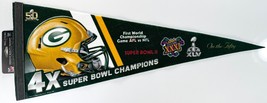 1997 WinCraft Green Bay Packers 4x Time Super Bowl Champions Pennant XXX... - £15.53 GBP