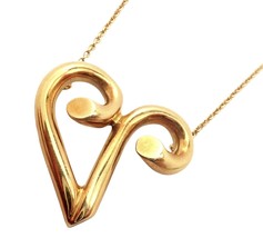 Tiffany &amp; Co Picasso 18k Yellow Gold Large Zodiac Aries Pendant Necklace - £3,397.26 GBP