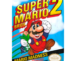 Super Mario Bros. 2 NES Box Retro Video Game By Nintendo Fleece Blanket  - £35.79 GBP+