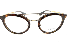 New PRADA VPR 1T5 AU2-1O1 50mm Round Tortoise Men&#39;s Women&#39;s Eyeglasses Frame D - £149.09 GBP