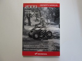 2009 Honda TRX90X Sportrax 90X Proprietari Manuale OEM Libro Usato Fabbrica - $11.16