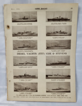 1926 Motor Boating Boat Advertising Pages Yacht Nautical Reference Antique Old - £13.38 GBP