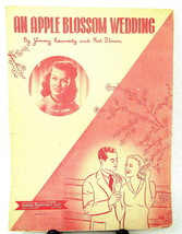 An Apple Blossom Wedding Sheet Music 1947 Piano Voice Artist Nick       ... - £7.77 GBP