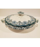 Johnson Bros - Regent - 12 inch Serving Dish with Lid - Vintage rare Aqua - £53.37 GBP