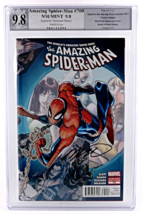 Amazing SPIDER-MAN #700 Cgc Pgx 9.8 Ss Signed Humberto Ramos 1:50 Variant Marvel - $258.95