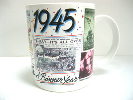 Tootsie Roll Nostalgia Coffee Mug 1945 White 3 cent stamp National Velve... - $12.98