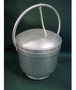 60&#39;s Hammered Aluminum Italian Ice Bucket - £27.56 GBP