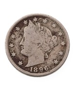 1896 Liberty Nickel Roll About Good Ag Condition, 40 Pieces, 4-Digit Dat... - €138,10 EUR