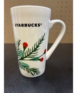 Starbucks 2020 Holiday Christmas Holly Berry Pine Coffee Tea Mug Cup 14 oz. - £10.02 GBP