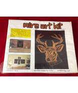 VTG McCulla Arts &amp; Crafts 1978 Wire ART Whit Tail Deer Buck  NOS 11&quot;X 14” - £79.08 GBP