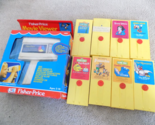 Vintage 1973 Fisher Price Movie Viewer w/8 Movie Cartridges-FREE SHIPPING! - £63.57 GBP