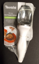 Tovolo Tilt Up Ice Cream Scoop No Mess Dishwasher Safe White 7.5&quot; NEW - £15.65 GBP