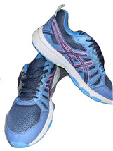 Asics Gel Venture 7 Shoes Womens 12 Blue Lace Up Sneaker Running Athletic - £20.70 GBP