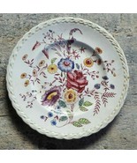 Antique Vintage Shabby Romantic Hand Painted Flower Plate 7-1/2&quot;in. Diam... - £15.76 GBP