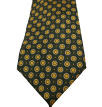 Turnbull And Asser Geometric Circle Polka Dots 100% Silk Men’s Neck Tie - $732.14 MXN
