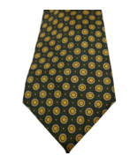Turnbull And Asser Geometric Circle Polka Dots 100% Silk Men’s Neck Tie - $54.14 CAD