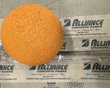 NEW Alliance 5&quot; Orange Medium Concrete Pump Clean Out Sponge Ball - £11.86 GBP