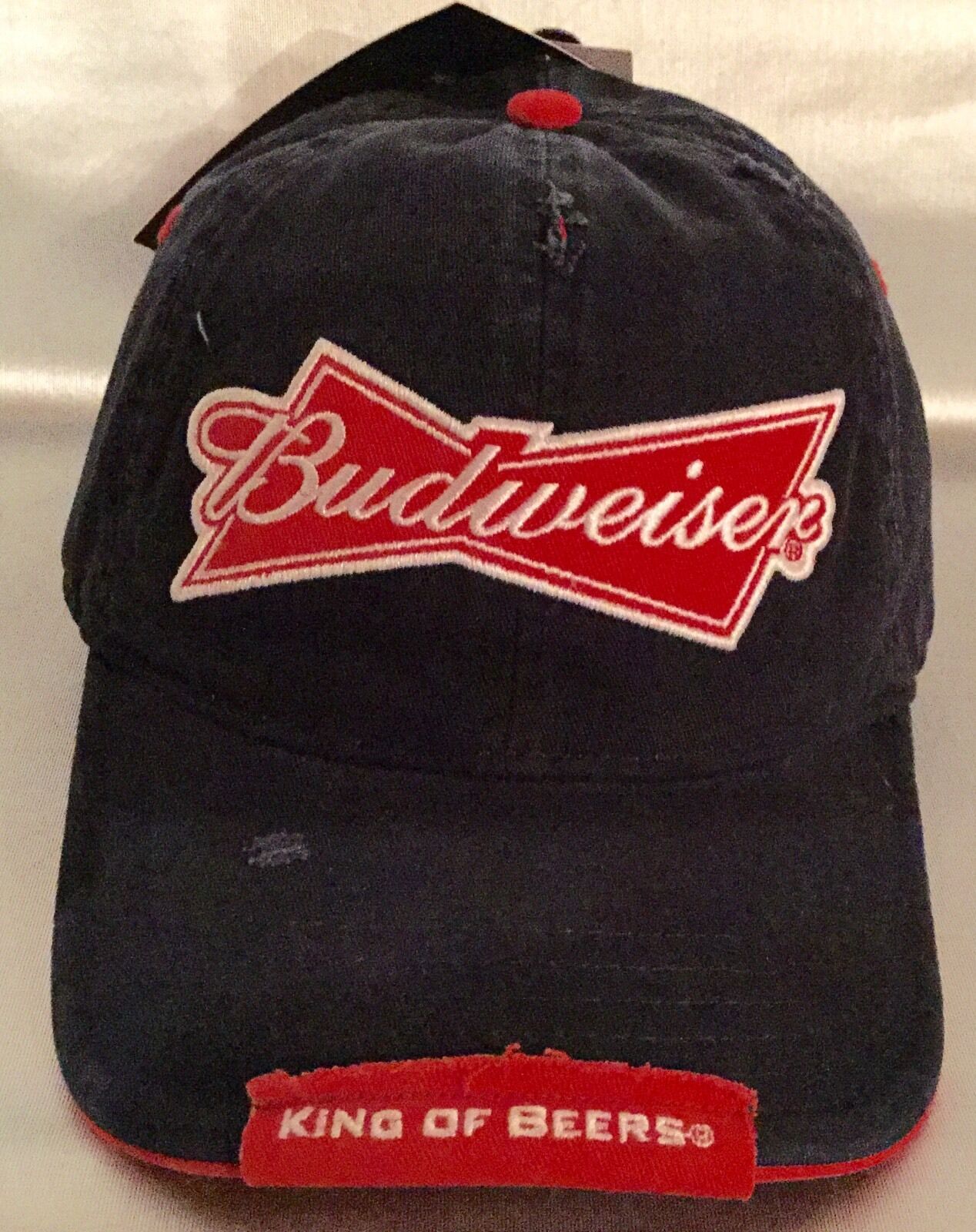 Budweiser Beer Men's Cap - Adjustable NEW Gift For Your Bud Man! - $12.94
