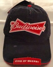 Budweiser Beer Men&#39;s Cap - Adjustable NEW Gift For Your Bud Man! - $12.94