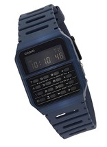Casio Calculator Blue Digital Mens Watch Original - $132.73