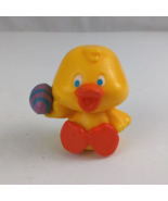 Vintage American Greetings Easter Duckling With Easter Egg 2.25&quot; Toy Figure - $4.94