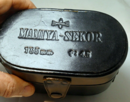 Mamiya Leather case for Sekor 135mm f4.5 TLR hard case (fits 80mm f2.8) - $104.58 CAD