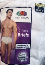 Fruit of the Loom 7 Pack White Briefs. - $25.73