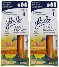 Glade Sense &amp; Spray Refill - Hawaiian Breeze - .43 oz - 2 pk - £34.93 GBP