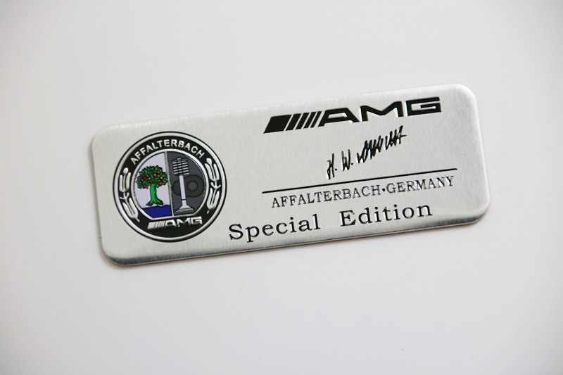 Car Apple Tree Aluminum Label Mercedes Benz Apple Tree Amg Aluminum  Car Body St