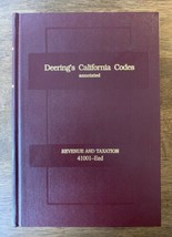 Deering&#39;s California Codes Annotated Revenue &amp; Taxation Lexis Nexis HB L... - £37.45 GBP