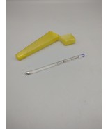 Vintage Thermometer Glass FAICHNEY Yellow Case  A  0001  CP  MICH 1  - $394.96 MXN