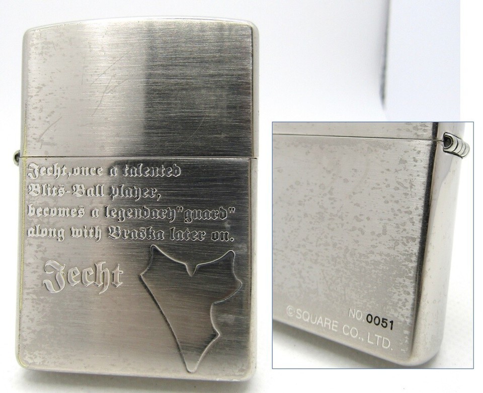 Final Fantasy X FF10 Jecht Limited ZIPPO 2001 Fired Rare - $112.86