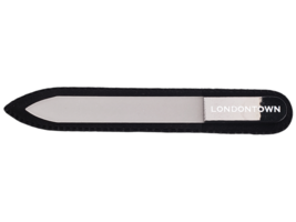 Londontown Black Glass Nail File and Holder - £6.58 GBP