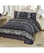 3-Pcs Super Soft QUEEN Quilted Reversible VELVET Bedspread Coverlet Set-... - £37.47 GBP