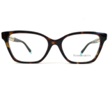 Tiffany &amp; Co Eyeglasses Frames TF 2228 8015 Tortoise Gold Gold Cat Eye 5... - $168.29