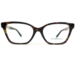 Tiffany &amp; Co Eyeglasses Frames TF 2228 8015 Tortoise Gold Gold Cat Eye 52-16-140 - £131.64 GBP