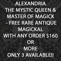 FREE W $160 OR MORE RARE NEVER BEFORE OFFERED ALEXANDRIA MAGICKAL 7 SCHOLAR image 2
