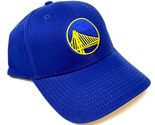 MVP Golden State Warriors Logo Basketball Blue Curved Bill Adjustable Hat - £16.23 GBP