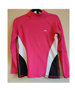 Reebok RBK Play Dry Colorblock Pullover - Pink, Black, White - Women&#39;s L... - £19.55 GBP