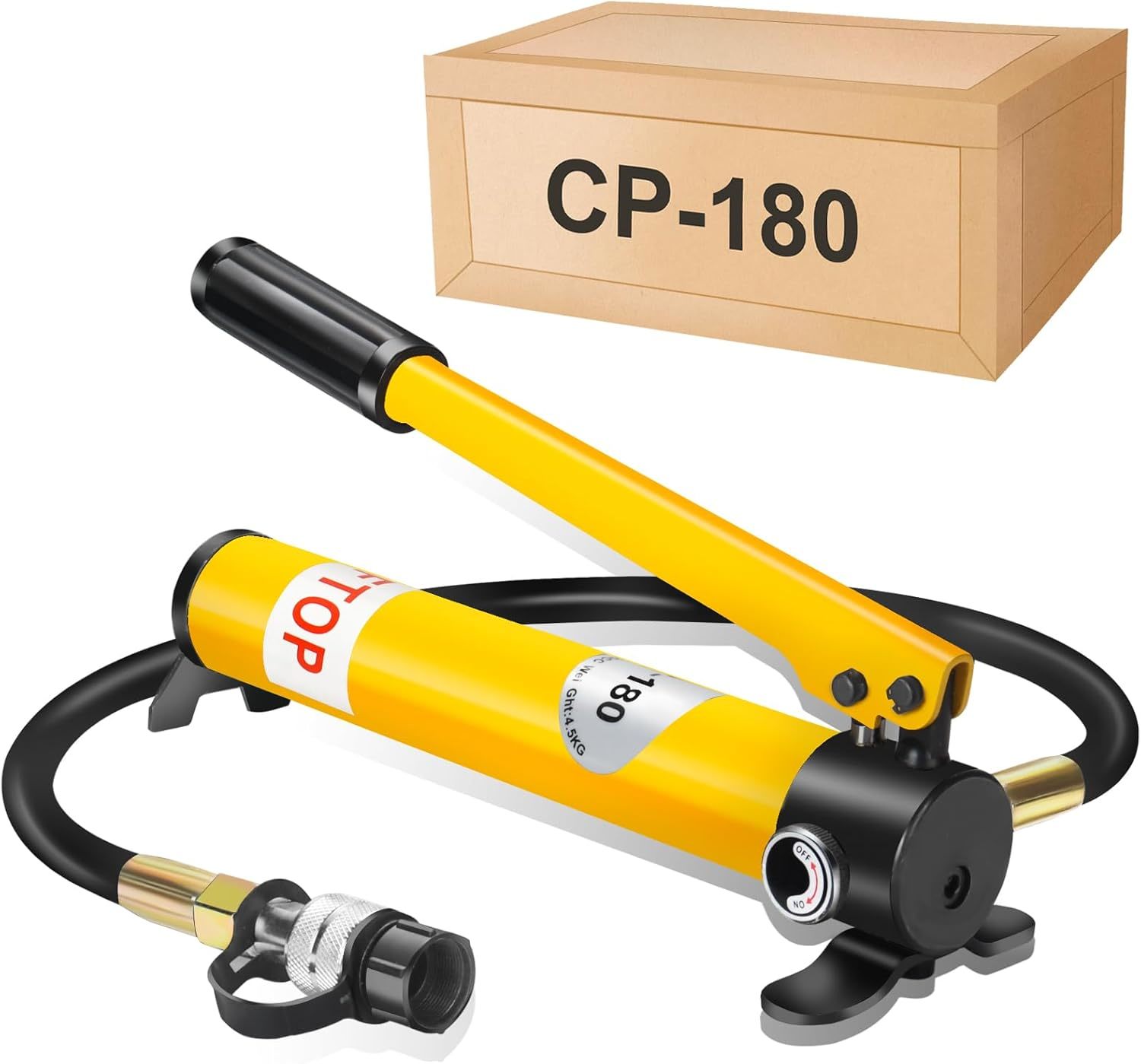 Portable Hydraulic Hand Pump Cp-180, 10,000 Psi Manual Hydraulic Pump, A... - $71.94