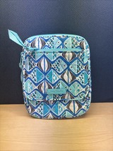 VERA BRADLEY GO FISH BLUE TEAL &amp; BLUE CROSSBODY SHOULDER BAG GOOD CONDITION - $470.43 MXN