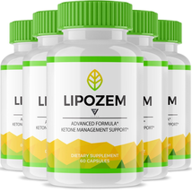 (5 Pack) Lipozem Weight Loss Diet Pills, Lipozene Tablets Reviews (300 Capsules) - $106.95