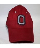 Ohio State University Buckeyes OSU Fitted Hat Stretch Flex Fit Red Big T... - £5.23 GBP