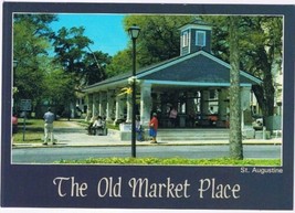 Postcard The Old Market Place St Augustine Florida - £2.31 GBP