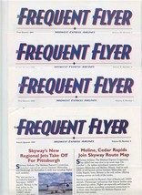 Midwest Express Airlines 4 Frequent Flyer Newsletters 1999 2000 2001  - $18.81