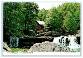 Grist Mill Babcock State Park Clifftop WV Exterior Landscape Fall Postcard - $5.95