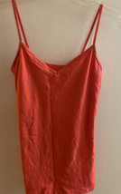 Old Navy Womens Juniors Tank Top Orange Size S Small Bust 30” To 32” - £2.81 GBP