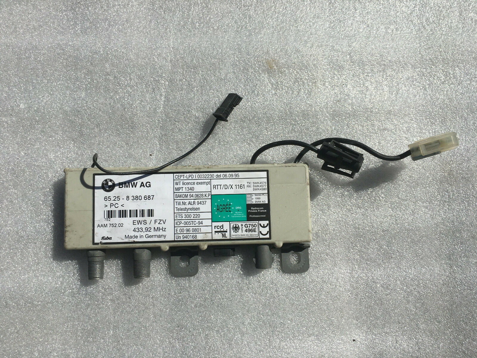BMW E38 E39 OEM Amplifier/trap circuit 8380687 - $6.58