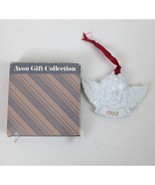 Vintage 1985 Avon Fostoria Ornament Collection Angel In Original Box - £9.91 GBP
